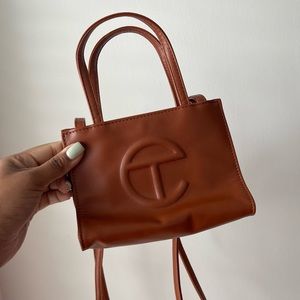 Telfar Tan Small Shopping Bag